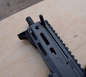 The MDP-9's charging handle (Matthew Moss/TFB)