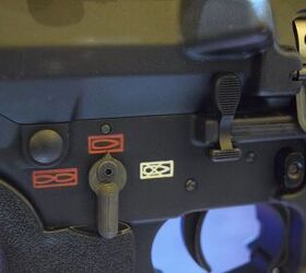 Close up of LMT's right-side bolt release (Matthew Moss/TFB)