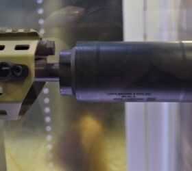 LMT's suppressor with the model number LXS68NGSW clearly visible (Matthew Moss/TFB)
