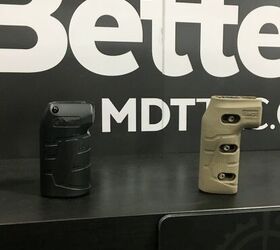 Gen2 verticle grip on the left next to the Gen1 on the right