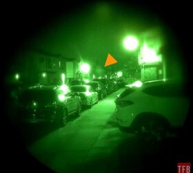 MAWL-C1+ illuminator and laser on the tree.