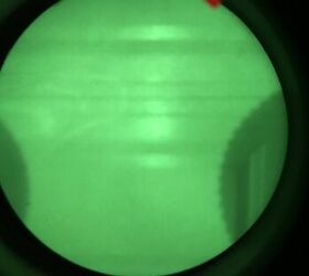 See the two semicircular shadows on either side of the image? That is the shadow being cast off the power and gain knobs.