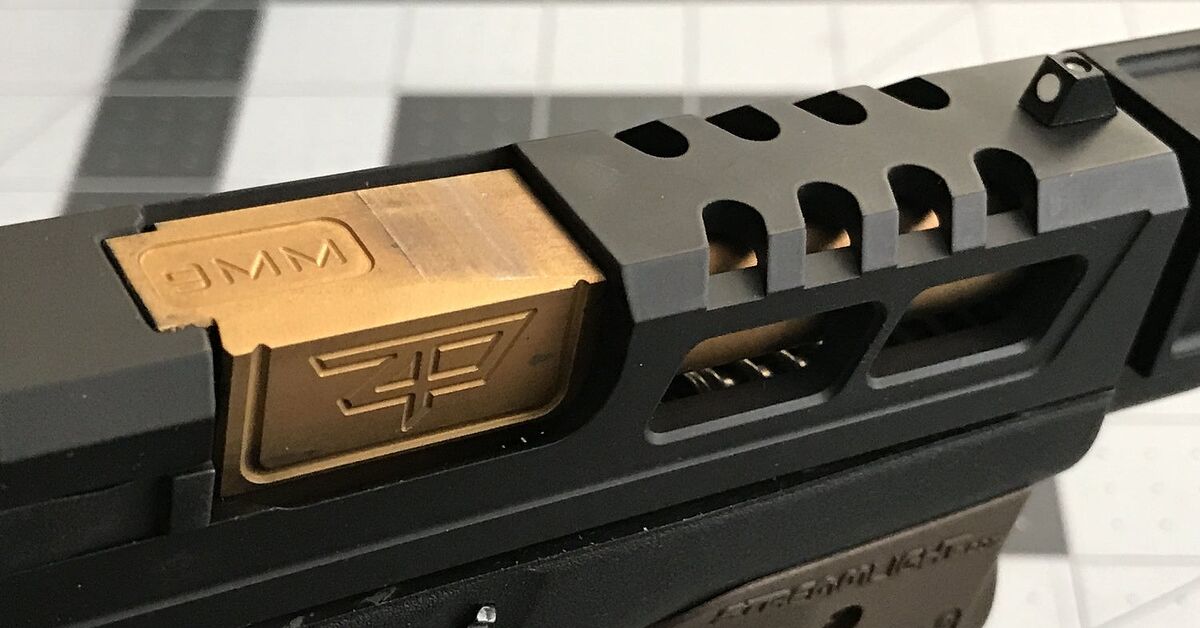 Zaffiri Precision Spectrum/Rainbow Back Plate For Glock 43 / 43x / 48 - Stainless Steel