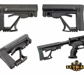 Updated Luth-AR MBA-5 Buttstock for AR Carbines