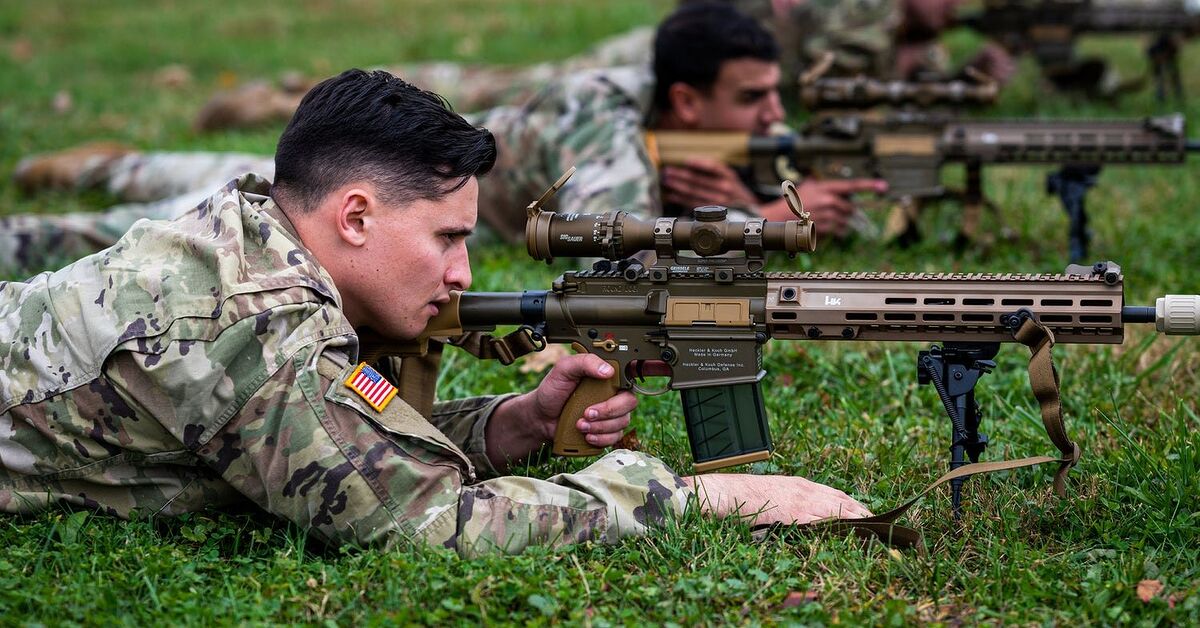 Army Marksman Rifle POTD: Heckler & Koch M110A1 Squad Designated Marksman Rifle ...