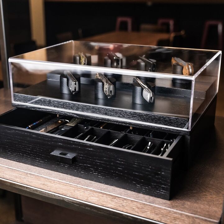 The Armory Knife Display by Holme & Hadfield