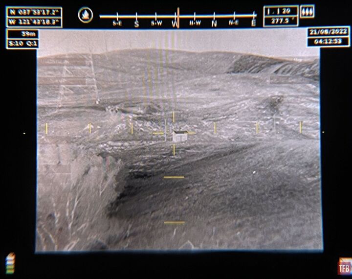 530-yardový prístrešok pri WFOV