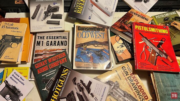 Gunsmith Library TFB Armorer's Bench: A Peek at My Gunsmithing Library | thefirearmblog.com