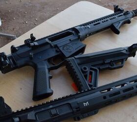 CR-12 Warrior with stock detached from Wilkinson Tactical (Matt Moss/TFB)