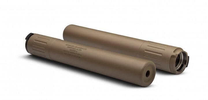 Front & Rear view: Flat Dark Earth NSN marked MK13-SD (Advanced Armament Co.)
