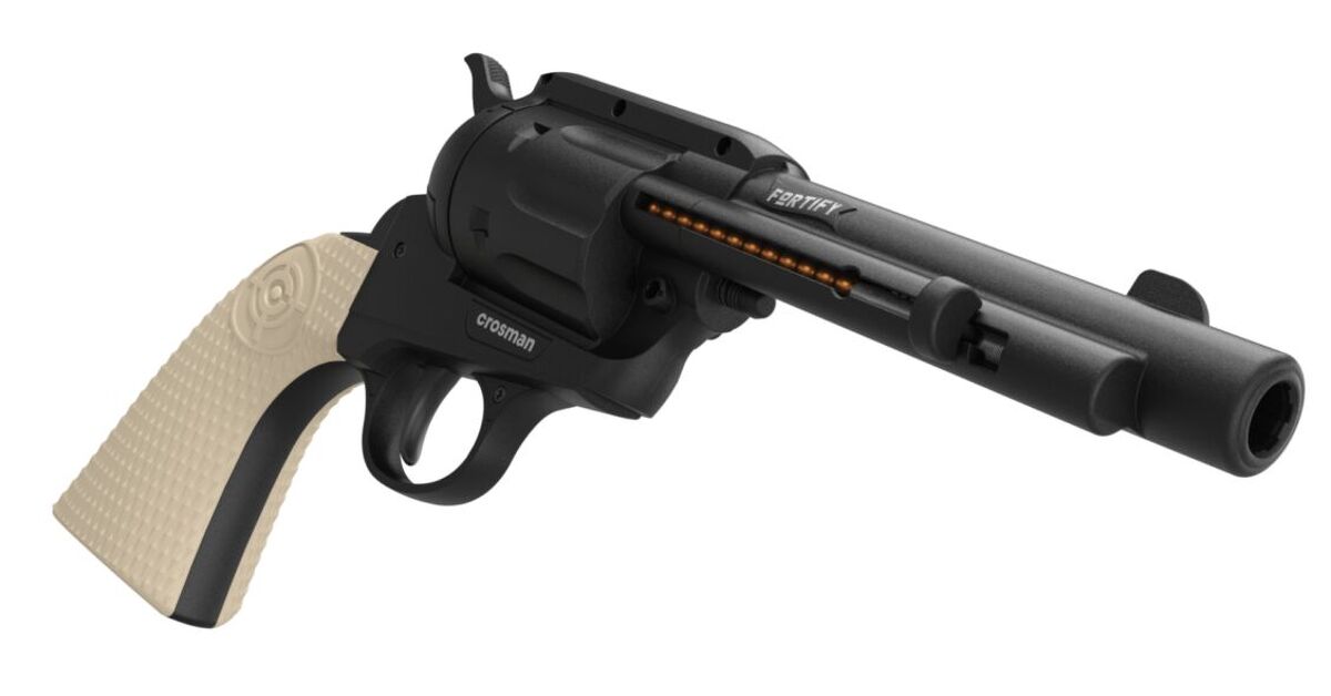 Crosman Fortify CR45 CO2 BB Pistol - Western Style Air Pistol Shoots 420 FPS