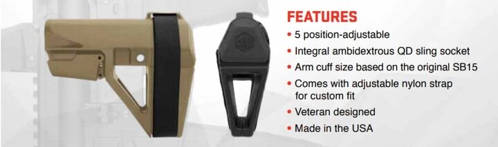 Sba5 Riser SB Tactical Releases New SBA5 Arm Brace | thefirearmblog.com