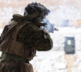 potd live fire with m27 infantry automatic rifle, U S Marine Corps Lance Cpl Brian Morris fires an M27 Infantry Automatic Rifle during Korea Viper 24