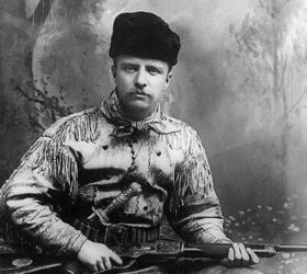 buy teddy roosevelt s big bore hawken rifle at ria s premier auction, Theodore Roosevelt in the years before his presidency dressed as a Wild West hunter