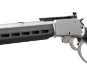 behold the marlin 1895 trapper with new magpul stock, Magpul furniture adds functionality and a modern look to the Ruger built Marlin 1895 Trapper Marlin
