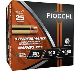 new for 2024 fiocchi hyperperformance hunt ammunition for handguns, Fiocchi s marketing does not mention whether the lineup will expand to other cartridges For now they ve got the basics covered Fiocchi