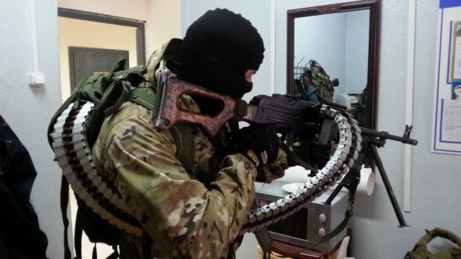 Predator Backpack Machine Gun PK Machine Gun Predator Ammo Backpack | thefirearmblog.com