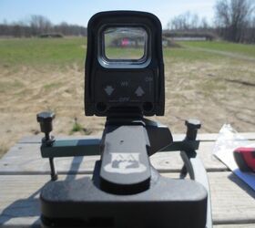 Laser-etched logo on the upper leaves no doubt the origin of the rifle. 