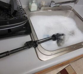 The best way to remove corrosive salts is hot soapy water. Wish I had a bigger sink!