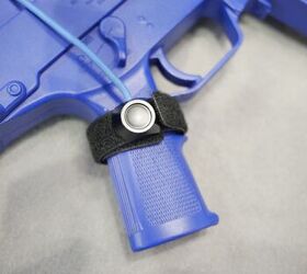 The setup of the remote activation switch, in this case, isn't conducive to a right-handed shooter -Miles V, Indo Defense 2018