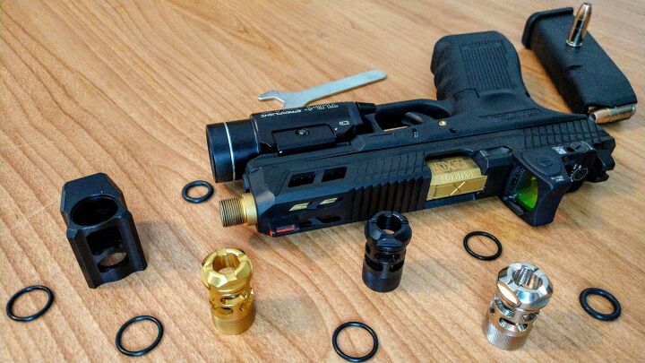 T Comp TFB Review: Tyrant Designs Glock T-Comp Muzzle Brake | thefirearmblog.com