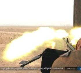 motorcycle technical with dshk hmg in syria