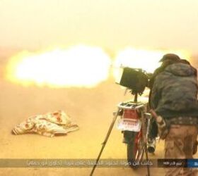 motorcycle technical with dshk hmg in syria