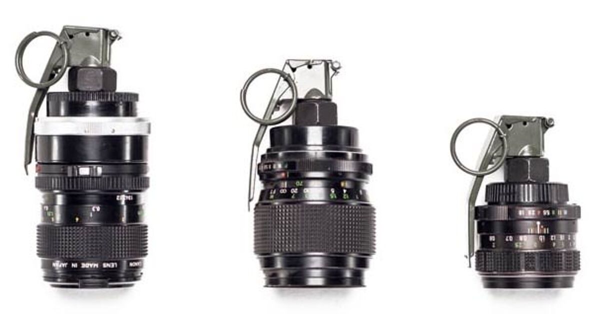 Gun Using Camera Parts Firearms made out of Camera Gear (Art) | thefirearmblog.com
