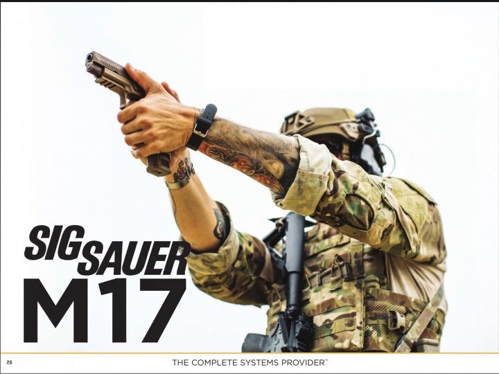 JUST OUT The Sig Sauer 2018 Catalog Featuring the P320 M17