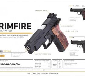 just out the sig sauer 2018 catalog featuring the p320 m17