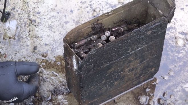 ww2 weapons extremely well preserved in a swamp