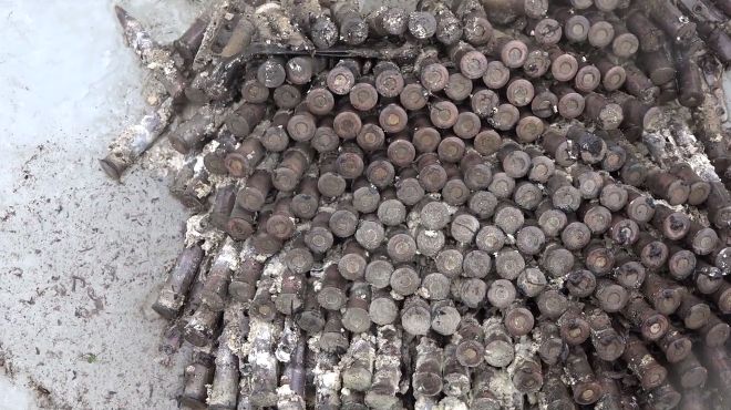 ww2 weapons extremely well preserved in a swamp