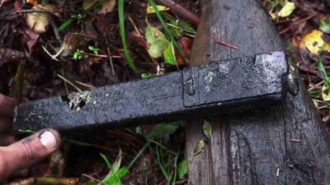 ww2 weapons extremely well preserved in a swamp
