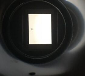 This is what I see when I look through the T50 with just my eye.