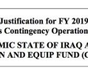 DOD's Plan to Arming Syrian and Iraqi Forces Outlined in FY 2019 Budget Proposal