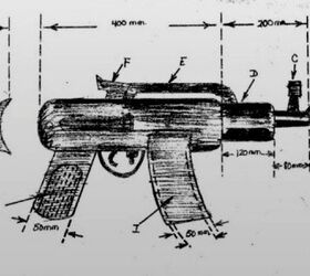 CIA Agent's Memory Sketch of the Kalashnikov Rifle