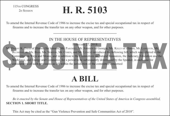 SILENCER SATURDAY #11: Do You Want $500 NFA Tax Stamps