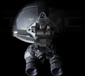 NODs are often mounted to a bump or ballistic helmet to provide hands-free use.Source: https://tnvc.com/shop/tnvdtnvg-dual-tube-night-vision-goggle/