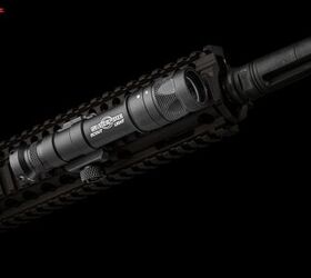 Here is a Surefire Scout light with a Vampire head to allow for IR or white light emission. These are often paired with IR lasers to be used when there is not enough ambient light available.Source: https://tnvc.com/shop/surefire-m600v-scout-light/