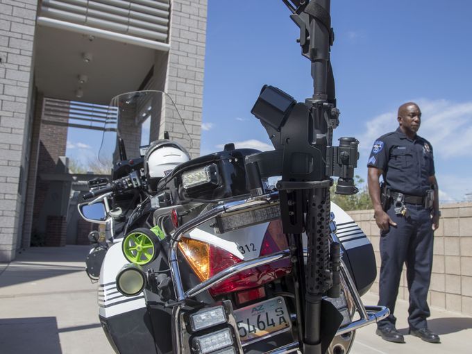 Arizona Police Mount AR-15 Racks on Patrol Motorcycles | thefirearmblog.com