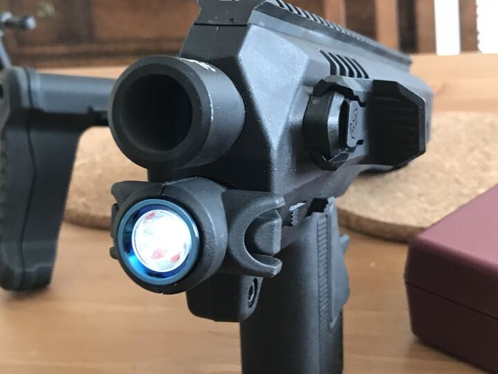 CAA Micro Roni OLIGHT Flashlight 900 Lumen Upgrade | thefirearmblog.com