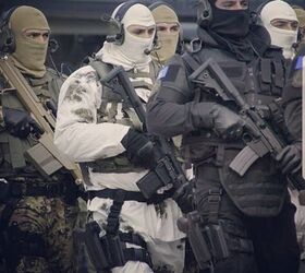 Kosovo Special Response LE Teams with Barrett M107A1s, B&T APRs