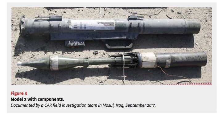 Mosul Craft Details Emerge on IS Craft Produced Launcher from Mosul Fight ...