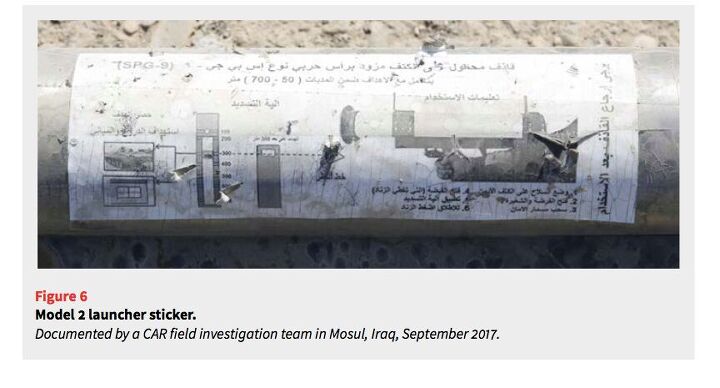 Mosul Craft Details Emerge on IS Craft Produced Launcher from Mosul Fight ...