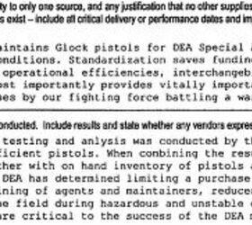 dea solicits glock 26 professes love for plastic fantastic