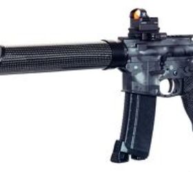 Brigand Arms Carbon Black BLADE handguard installed on an AR-15 rifle