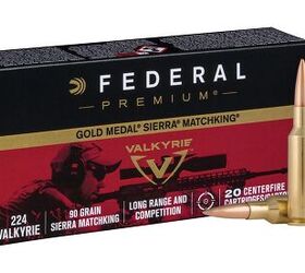 Federal Premium Adjusting Valkyrie Sierra MatchKing Loads