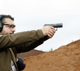 The author with a compact PL-15K pistol