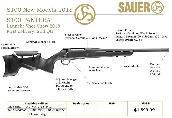 SAUER Introduces New Rifles in its SAUER 100 Line | thefirearmblog.com