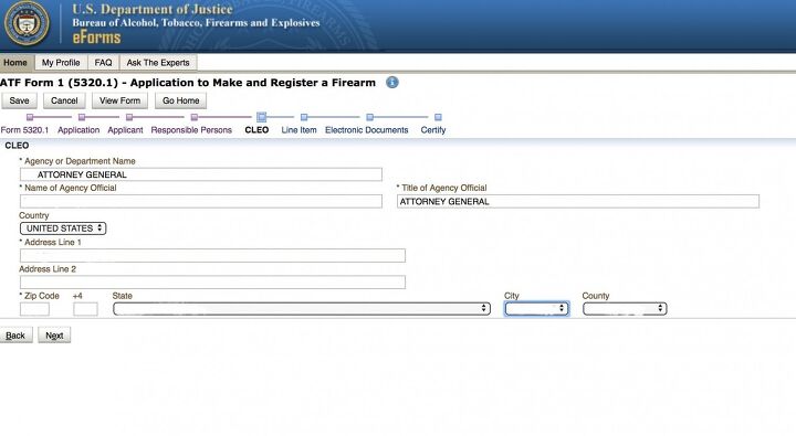 Nfa Paperwork TFB TUTORIAL: Using The ATF Eforms NFA Application System ...